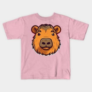 Capybara lover. Cartoon illustration Kids T-Shirt